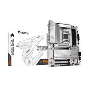 לוח Gigabyte B650 A ELITE AX ICE ATX AM5 WIFI BT PCIE5.0 White
