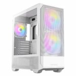 מארז antec nx416l mid tower atx gaming case rgb white 7 מחשב גיימינג לבן R5 5600X, RTX 4060, 16GB 3200MHZ, 1TB