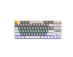 מקלדת גיימינג מכנית לבנה Jedel KL-109 TKL - Dinkey Kiwi Switch