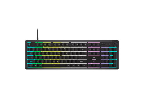 מקלדת גיימינג מכאנית CORSAIR K55 CORE RGB 1 מקלדת גיימינג מכאנית CORSAIR K55 CORE RGB