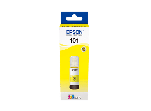 בקבוק דיו צהוב 101 מקורי 70 מ"ל Epson 1 בקבוק דיו צהוב 101 מקורי 70 מ"ל Epson