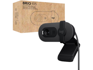 מצלמת רשת LOGITECH BRIO 105 FHD Built in Mic Auto Brightness