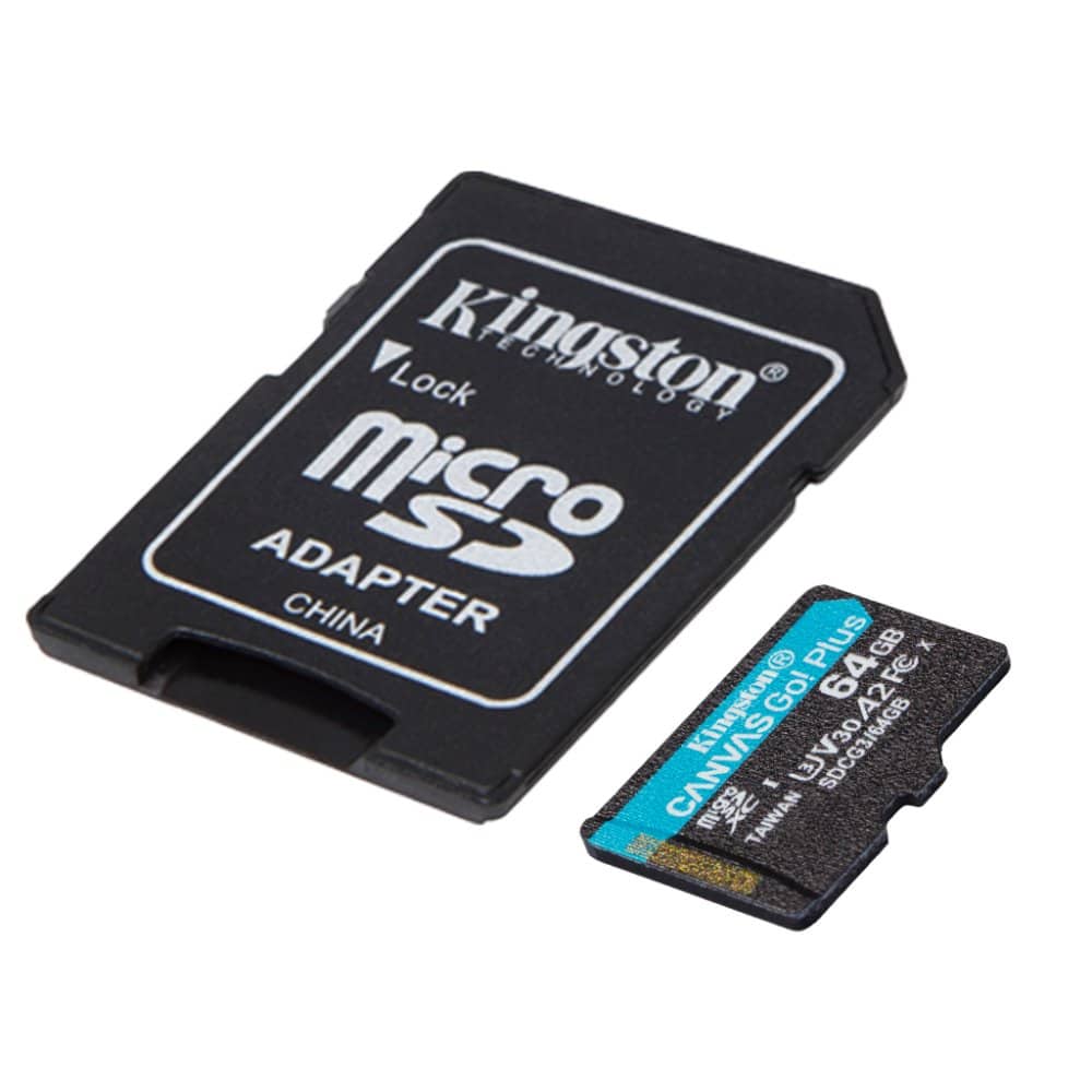 כרטיס זכרון Kingston Canvas Go! PLUS 64GB 170MB/S Micro-SD 3 כרטיס זכרון Kingston Canvas Go! PLUS 64GB 170MB/S Micro-SD – תמונה 3