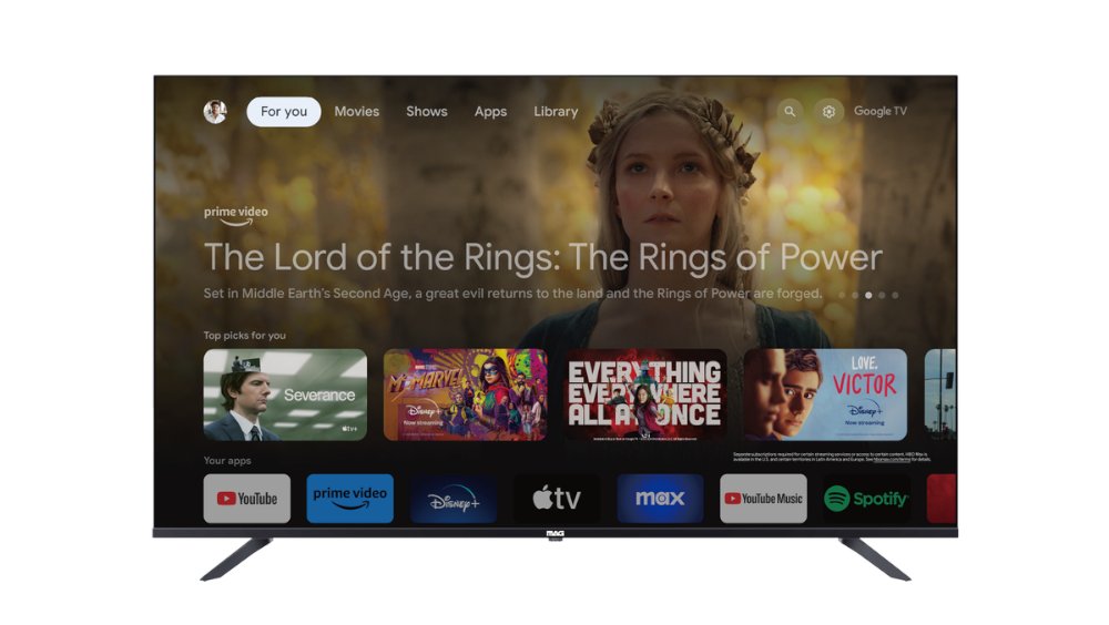 טלוויזיה MAG 50 LED SMART TV Powered by GOOGLE TV UHD 1 טלוויזיה MAG 50 LED SMART TV Powered by GOOGLE TV UHD