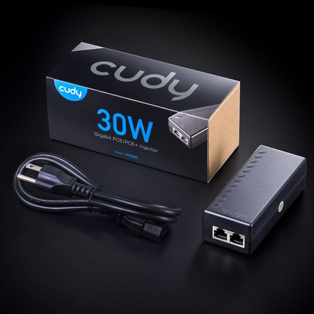 מזרק Cudy 30W Gigabit PoE Injector Adapter up to 100 Meters 2 מזרק Cudy 30W Gigabit PoE Injector Adapter up to 100 Meters – תמונה 2