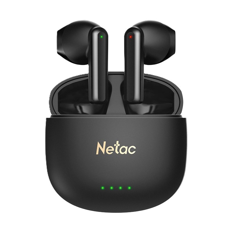 אוזניות NETAC LK35 Bluetooth 5.3 Up to 6Hrs Play Black Stereo 1 אוזניות NETAC LK35 Bluetooth 5.3 Up to 6Hrs Play Black Stereo