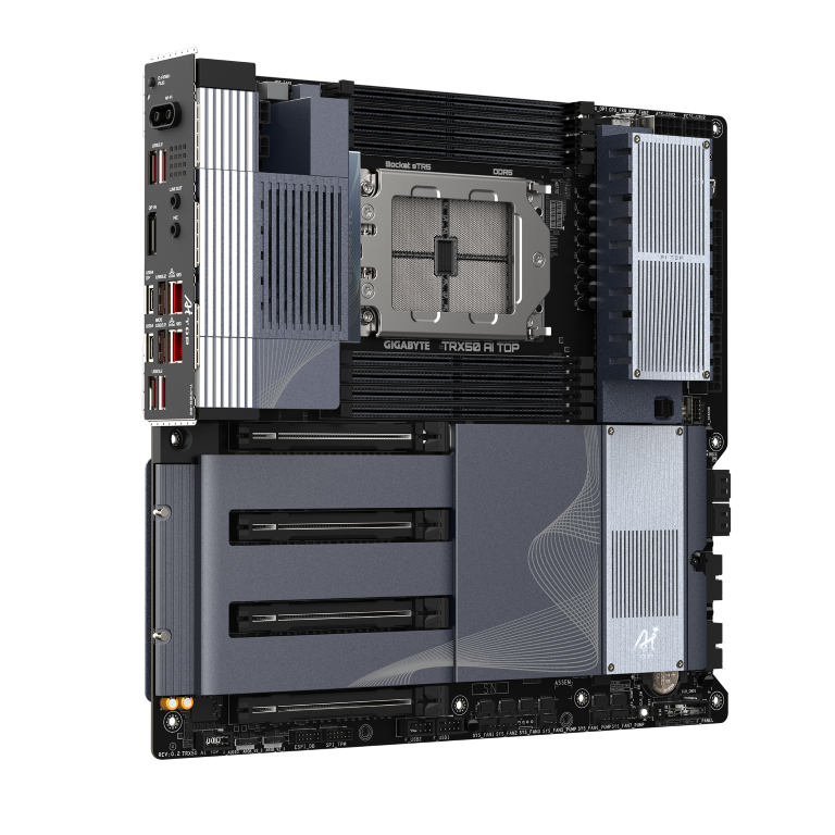 לוח אם Gigabyte TRX50 AI TOP for AMD sTR5 7000 series usb 4.0 3 לוח אם Gigabyte TRX50 AI TOP for AMD sTR5 7000 series usb 4.0 – תמונה 3