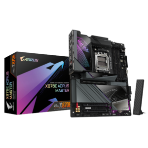 לוח אם GIGABYTE X870E AORUS MASTER WIFI 7 ATX DDR5 AM5 5GBE LAN