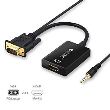 מתאם VGA to HDMI Converter With Audio USB-power 1 מתאם VGA to HDMI Converter With Audio USB-power