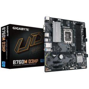 לוח אם אינטל Gigabyte B760M D3HP DDR5 VGA HDMI DP LGA1700