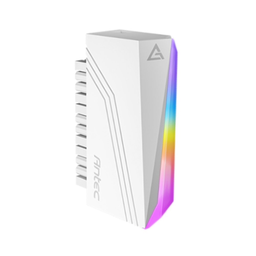 מתאם 90 מעלות ל24-פין ARGB White Adapter °Antec 24-pin 90 1 מתאם 90 מעלות ל24-פין ARGB White Adapter °Antec 24-pin 90