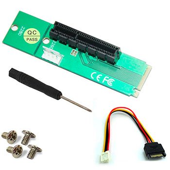 מתאם מ-M.2 ל-PCIe X4 1 מתאם מ-M.2 ל-PCIe X4