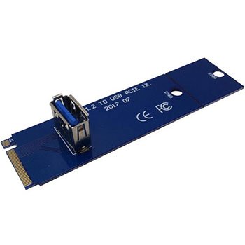 מתאם USB3.0 to m.2 NVME לחיבור רייזר לכרייה 1 מתאם USB3.0 to m.2 NVME לחיבור רייזר לכרייה