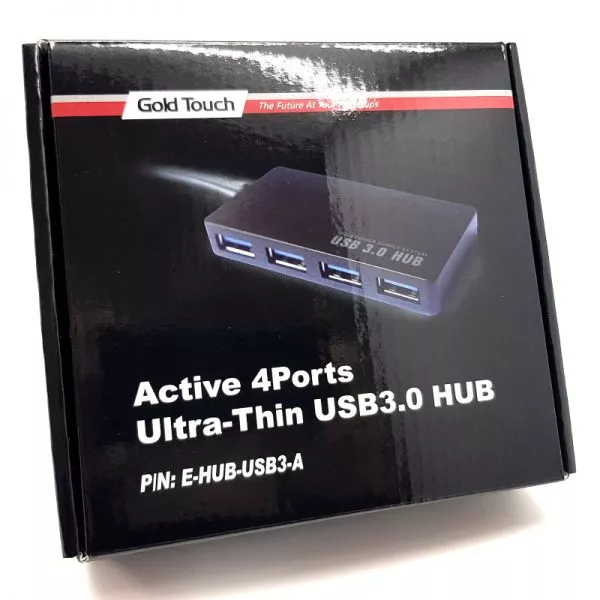 מפצל אקטיבי GOLDTOUCH ACTIVE 4 Ports Ultra-Thin USB 3.0 HUB 2 מפצל אקטיבי GOLDTOUCH ACTIVE 4 Ports Ultra-Thin USB 3.0 HUB – תמונה 2