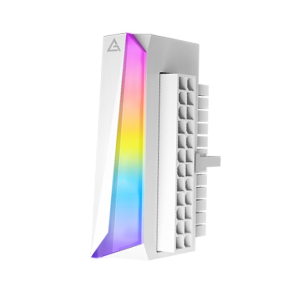 מתאם 90 מעלות ל24-פין ARGB White Adapter °Antec 24-pin 90 2 מתאם 90 מעלות ל24-פין ARGB White Adapter °Antec 24-pin 90 – תמונה 2