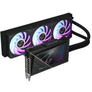 כ.מסך AORUS GeForce RTX 5080 XTREME WATERFORCE 16G 360MM RADIATOR