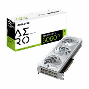 כרטיס מסך Gigabyte RTX 5060 Ti AERO OC 16GB white