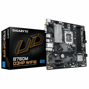 לוח אם אינטל GIGABYTE B760M D3HP WIFI6 mATX DP HDMI VGA LGA1700