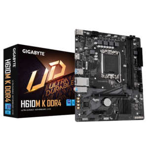 לוח אם GIGABYTE H610M K DDR4 M-ATX LGA1700 M.2 1GBE LAN