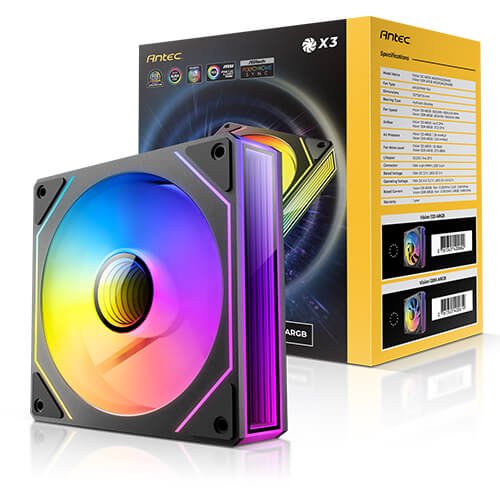 מאווררים למארז ANTEC Vision 120 Reverse ARGB FANS BLACK 3PK 1 מאווררים למארז ANTEC Vision 120 Reverse ARGB FANS BLACK 3PK