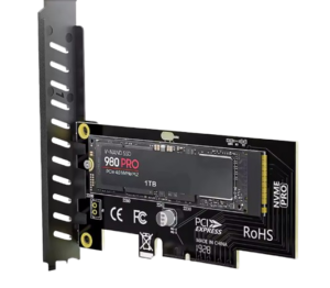 כרטיס הרחבה PCIe x4 to M.2 Adapter Support 2280 M.2
