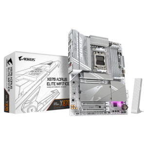 לוח אם Gigabyte X870 AORUS ELITE X3D ICE AMD AM5 WIFI7 ATX