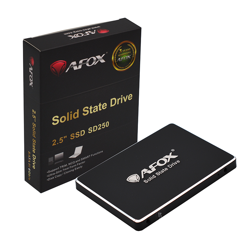 דיסק פנימי AFOX SD250 256GB SATAIII 2.5 3D NAND 550/450RW 1 דיסק פנימי AFOX SD250 256GB SATAIII 2.5 3D NAND 550/450RW
