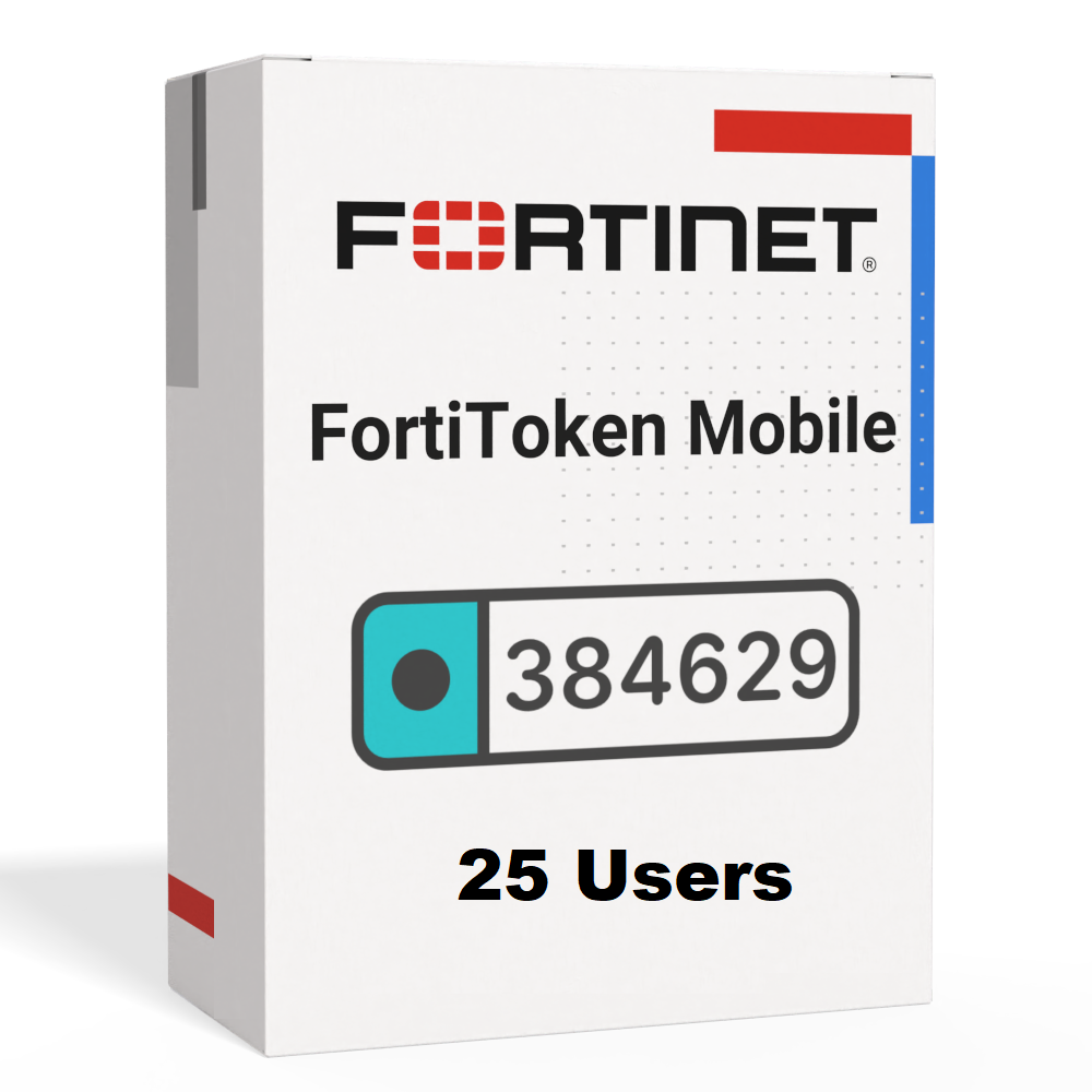 רישיון Fortinet FortiTokenMobile 25 User Electronic License 1 רישיון Fortinet FortiTokenMobile 25 User Electronic License