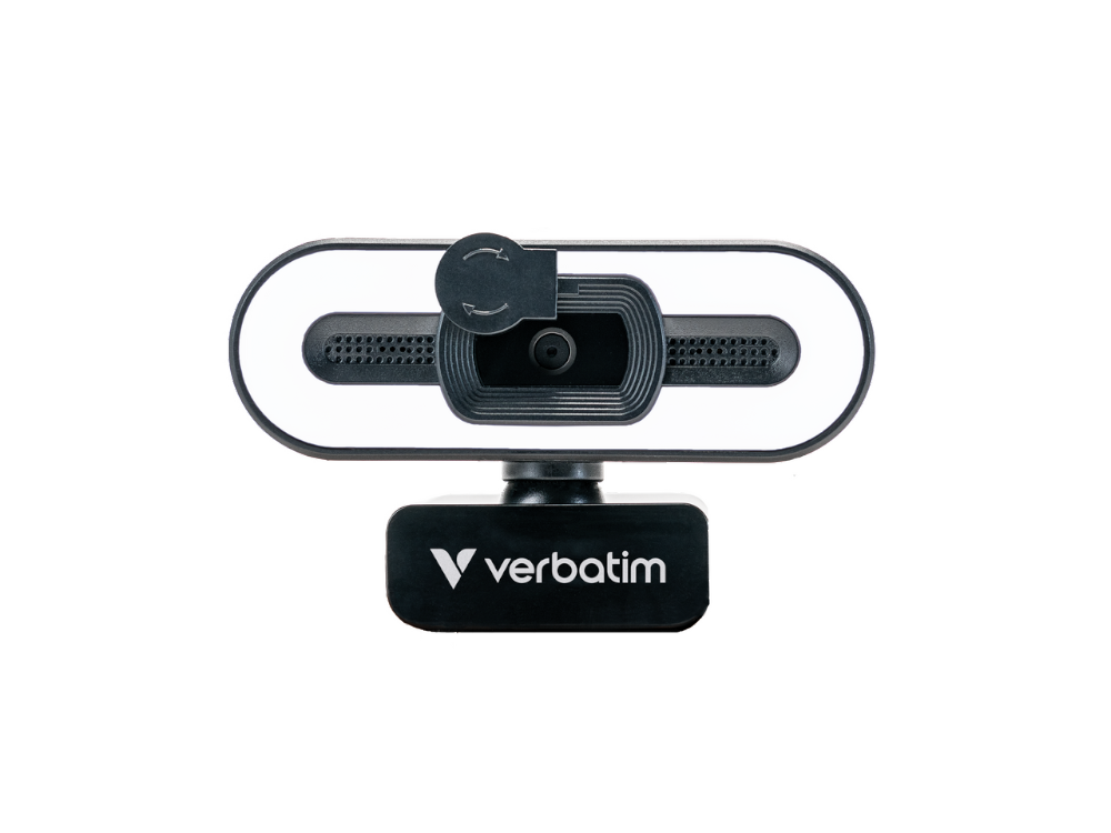 מצלמה Verbatim AWC-02 FHD 1080P Autofocus with Mic and Light 2 מצלמה Verbatim AWC-02 FHD 1080P Autofocus with Mic and Light – תמונה 2
