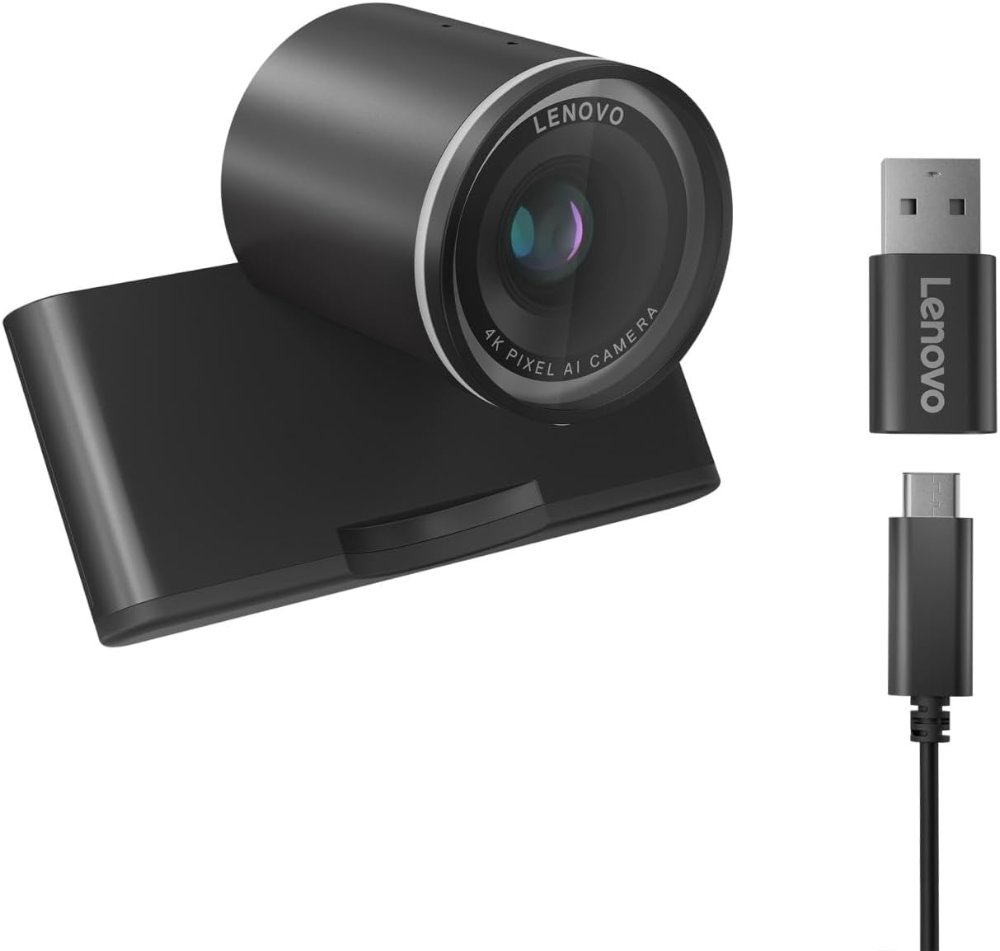 מצלמת אינטרנט Lenovo UHD Webcam 4K 8MP MIC USB 3 מצלמת אינטרנט Lenovo UHD Webcam 4K 8MP MIC USB – תמונה 3