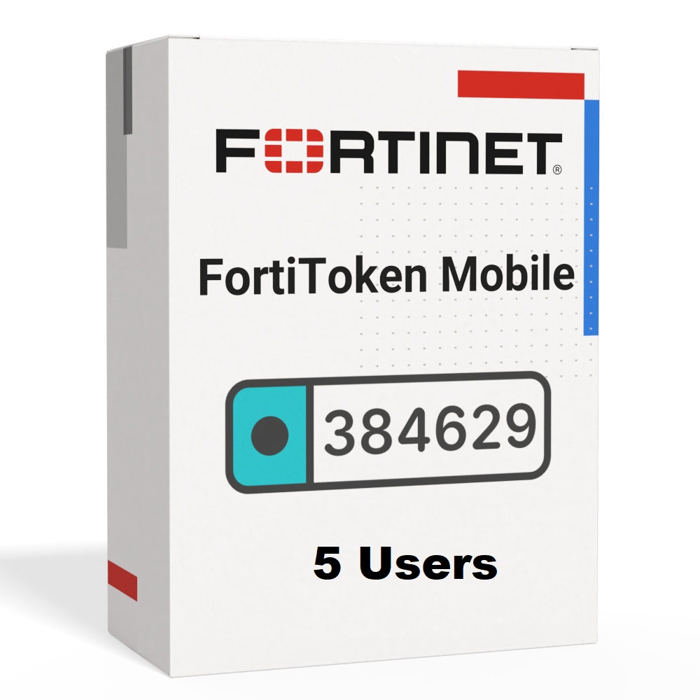 רישיון Fortinet FortiTokenMobile 5 User Electronic License 1 רישיון Fortinet FortiTokenMobile 5 User Electronic License