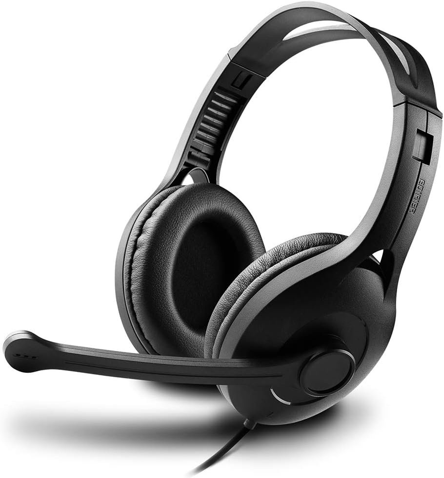 אוזניות BLACK EDIFIER K800 WITH MICROPHONE USB 1 אוזניות BLACK EDIFIER K800 WITH MICROPHONE USB