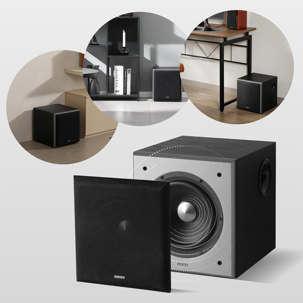 סאבוופר EDIFIER T5 8 Inch Powerd Subwoofer 70W RMS 6 סאבוופר EDIFIER T5 8 Inch Powerd Subwoofer 70W RMS – תמונה 6