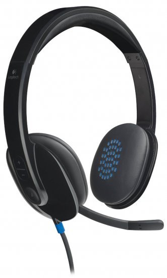 אוזניחות ומיקרופון Logitech H540 USB Computer Headset Black 2 אוזניחות ומיקרופון Logitech H540 USB Computer Headset Black – תמונה 2
