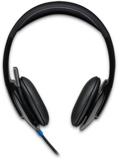 אוזניחות ומיקרופון Logitech H540 USB Computer Headset Black 1 אוזניחות ומיקרופון Logitech H540 USB Computer Headset Black