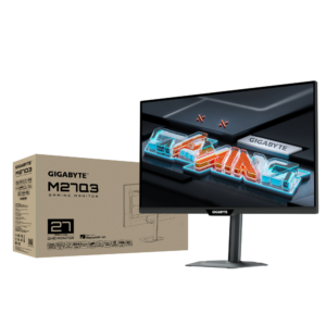 מסך גיימינג Gigabyte M27Q3 2K 1Ms SS IPS 320Hz KVM G-Sync