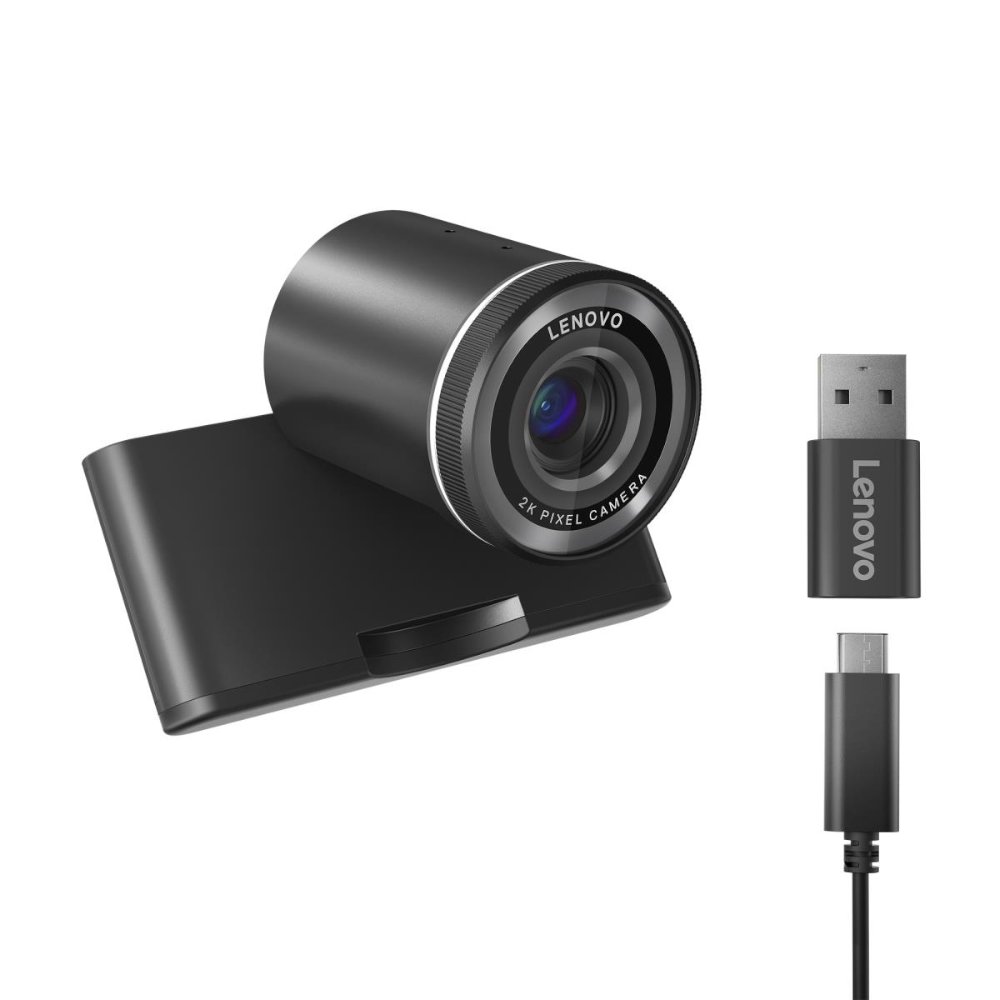 מצלמת אינטרנט Lenovo QHD Webcam 2K 4MP MIC USB 4 מצלמת אינטרנט Lenovo QHD Webcam 2K 4MP MIC USB – תמונה 4