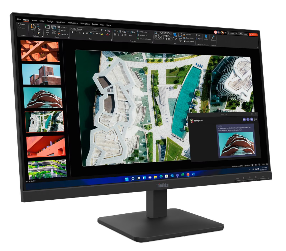 מסך LENOVO ThinkVision S27-4e FHD IPS 100Hz 4ms Vesa HDMI VGA 1 מסך LENOVO ThinkVision S27-4e FHD IPS 100Hz 4ms Vesa HDMI VGA