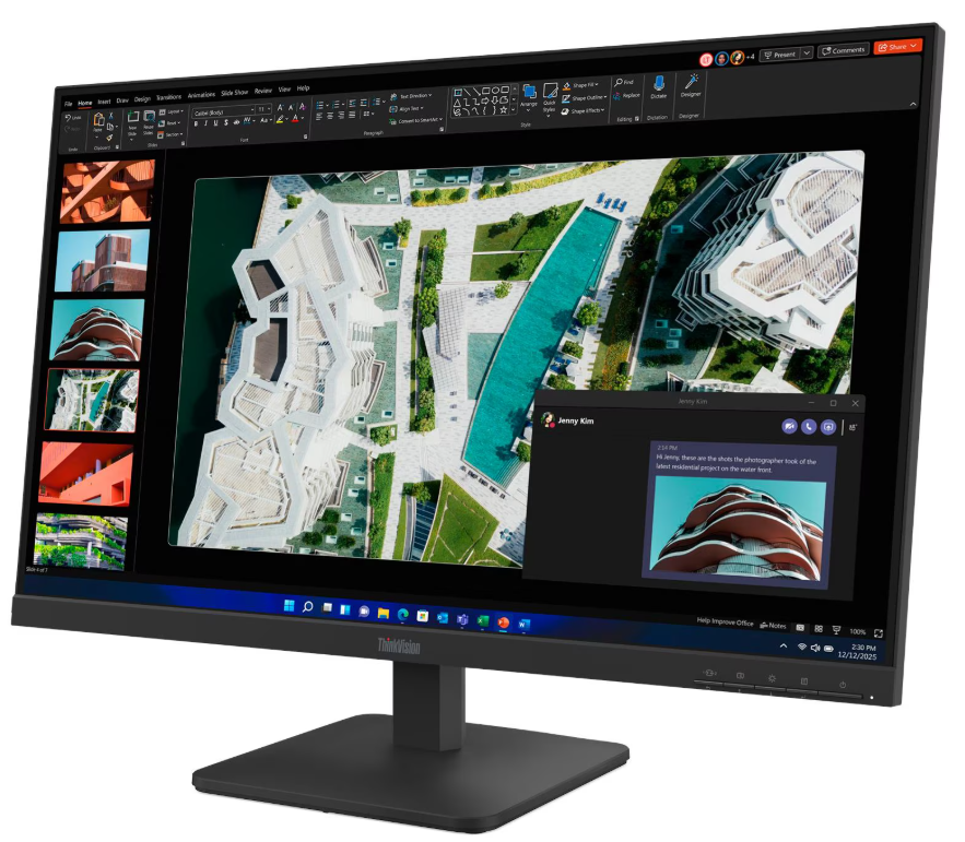 מסך LENOVO ThinkVision S27-4e FHD IPS 100Hz 4ms Vesa HDMI VGA 2 מסך LENOVO ThinkVision S27-4e FHD IPS 100Hz 4ms Vesa HDMI VGA – תמונה 2