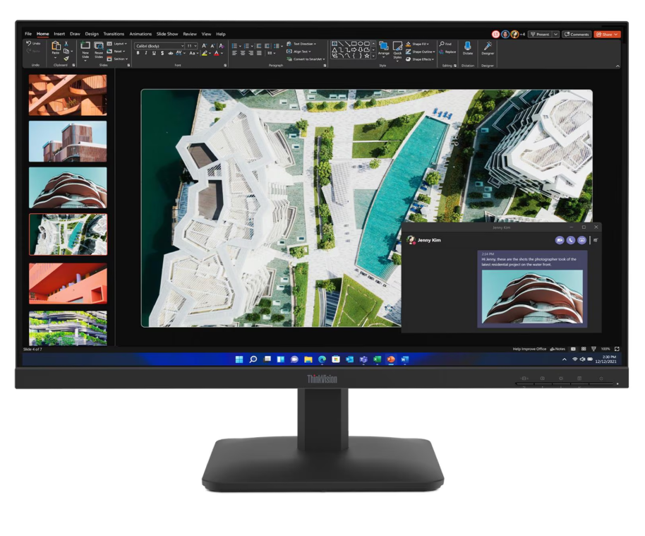 מסך LENOVO ThinkVision S27-4e FHD IPS 100Hz 4ms Vesa HDMI VGA 3 מסך LENOVO ThinkVision S27-4e FHD IPS 100Hz 4ms Vesa HDMI VGA – תמונה 3