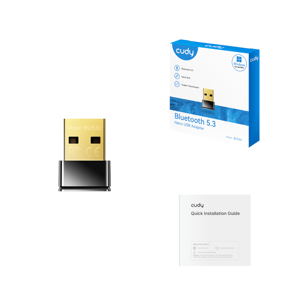 מתאם Cudy Bluetooth 5.3 Nano USB adapter 3 מתאם Cudy Bluetooth 5.3 Nano USB adapter – תמונה 3