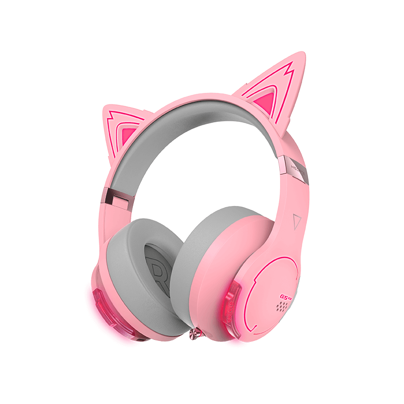 אוזניות גיימינג Edifier G5BT Cat Pink Wireless Gaming Headset BT 3 אוזניות גיימינג Edifier G5BT Cat Pink Wireless Gaming Headset BT – תמונה 3