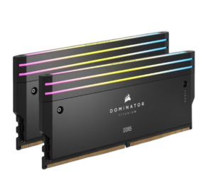 זכרון לנייח Corsair Dominator RGB 32GB 2X16 DDR5 6400MHz C32