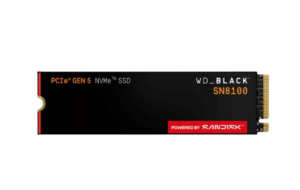 דיסק פנימי WD Black SN8100 1TB NVMe PCIe 5.0 M2 2280