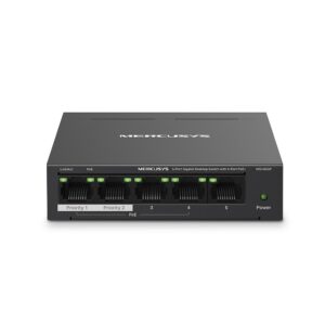 MERCUSYS MS105GP 5 Port Gigabit Switch 4 PoE Plus Ports 65W