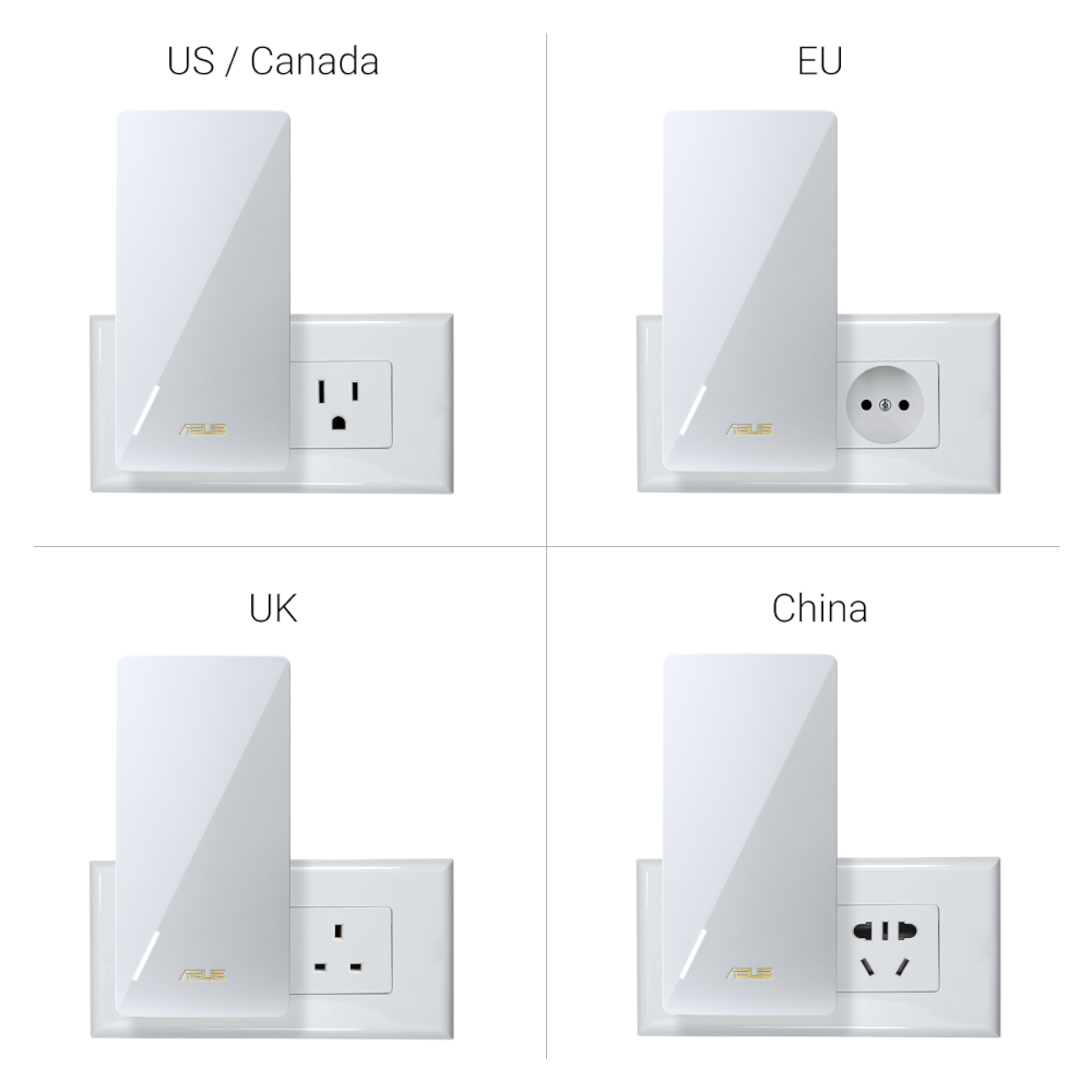 ⁦מגדיל טווח ASUS RP-BE58 BE3600 WIFI7 AiMesh⁩ – תמונה ⁦3⁩
